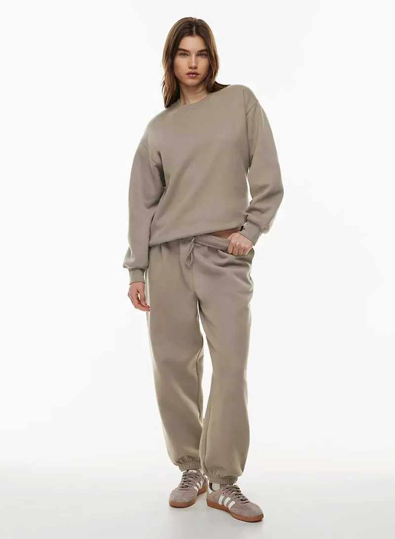 Cozy Fleece Boyfriend Crew Sweatshirt