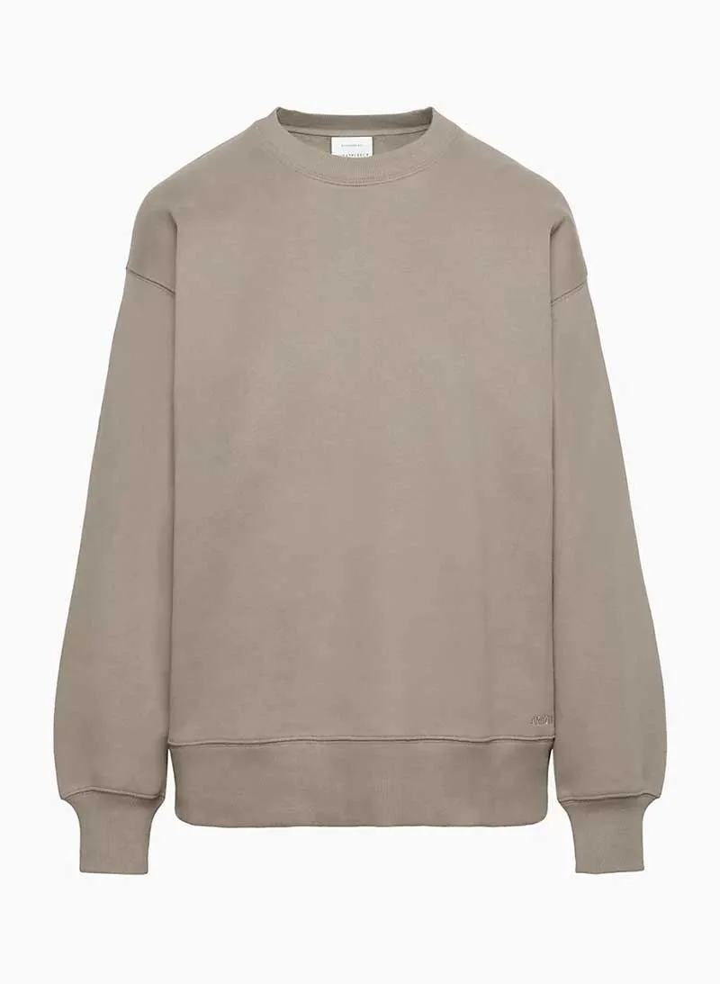 Cozy Fleece Boyfriend Crew Sweatshirt