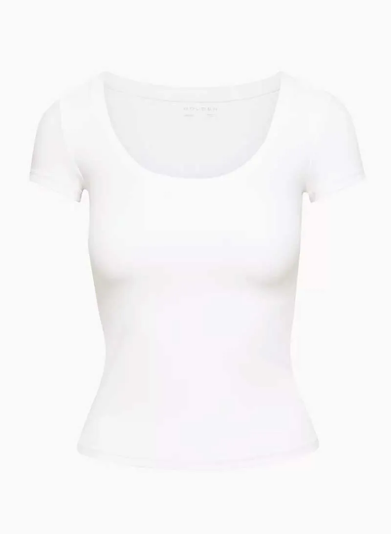 BUTTER Essential Scoopneck T-Shirt