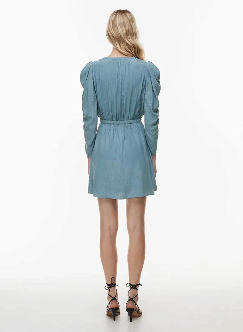 Puff sleeve mini dress