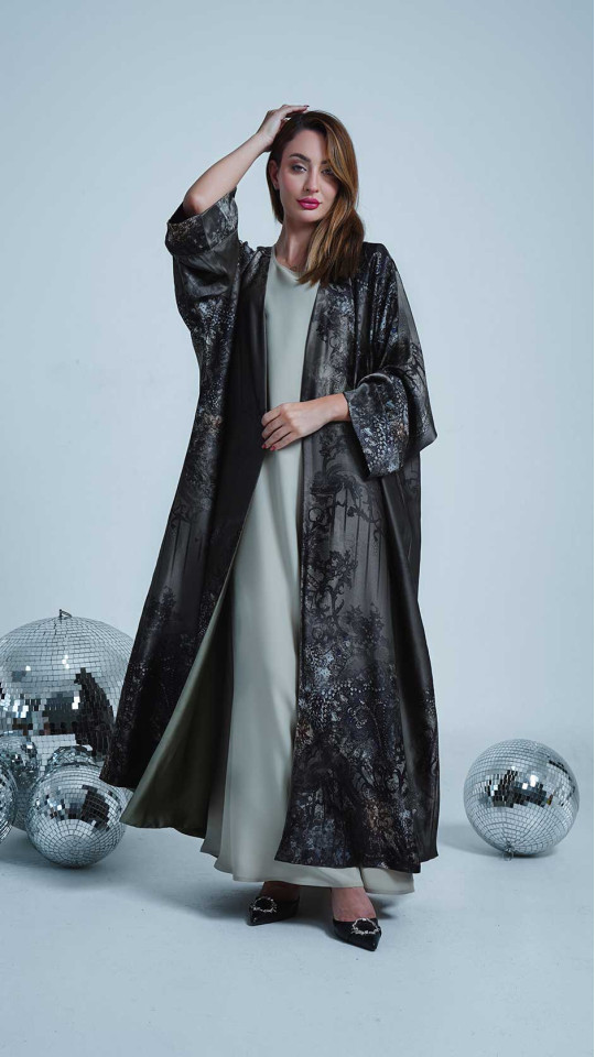 DOUBLE SILK ABAYA