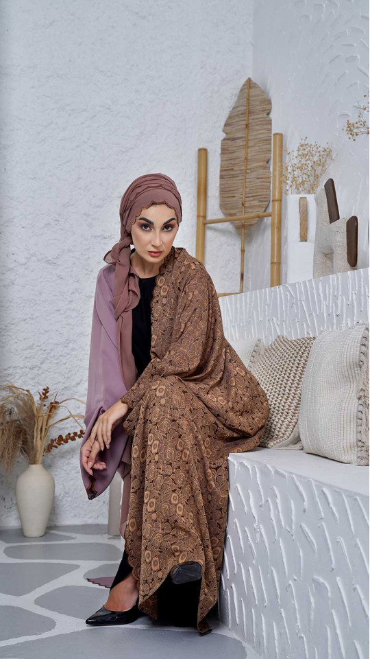 DUAL COLORED ABAYA