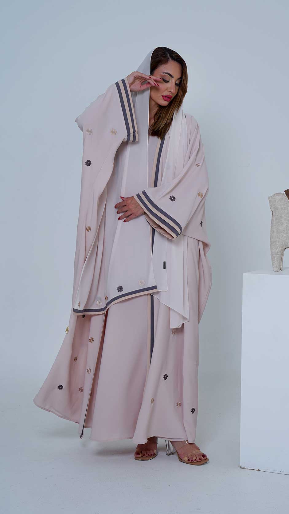 EMBROIDERY FARASHA ABAYA